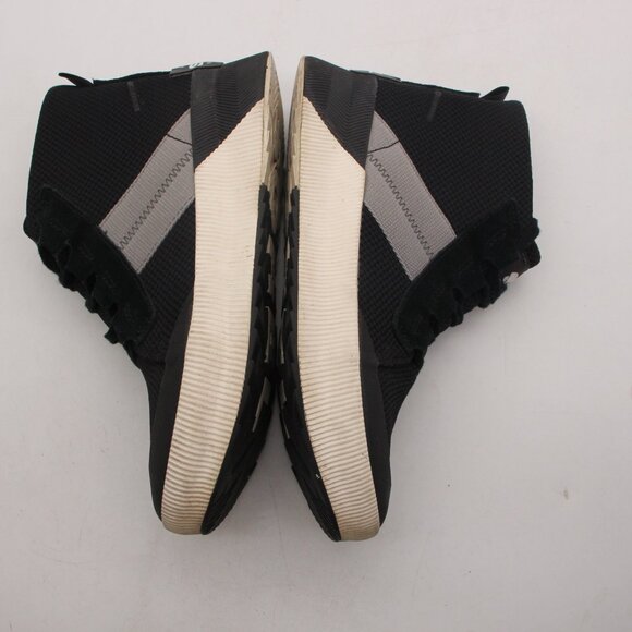 Sorel Out N About III Mid Sneaker Boots Women's 7.5 Black Sea Salt Waterproof - Picture 8 of 11